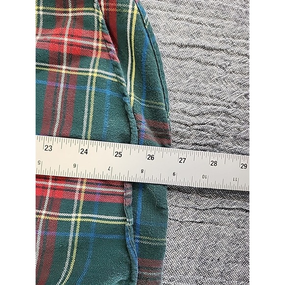 Vintage LL Bean Flannel Shirt Womens Size 12 Long Sleeve Button Down Plaid USA - Picture 9 of 9